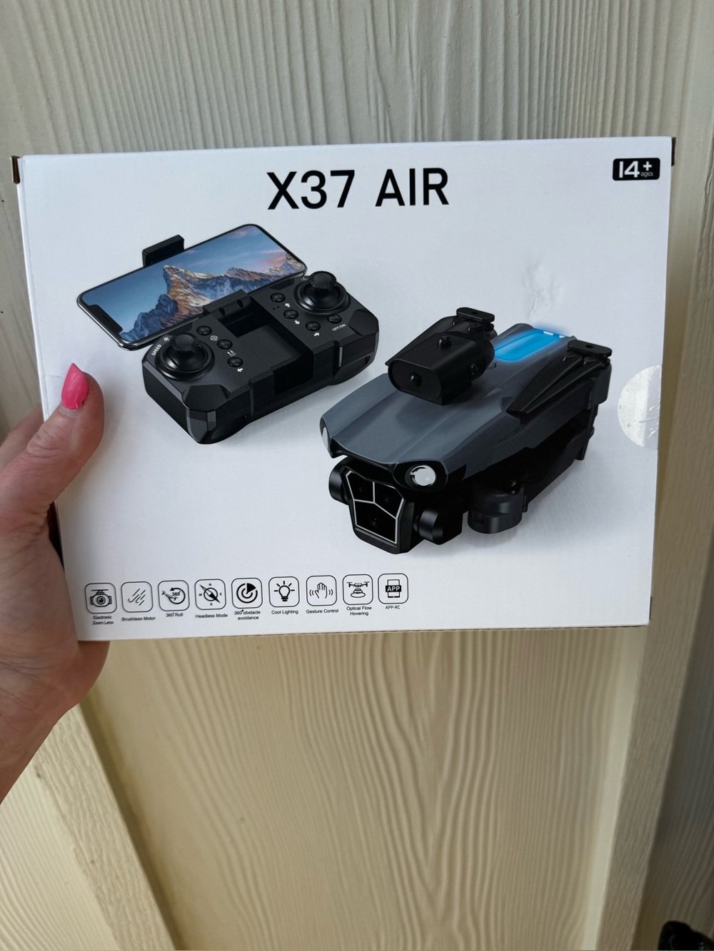 AIR Foldable RC Drone with Camera, Brushless Motor, 360 Obstacle Avoidance- NEW! - Picture 2 of 6